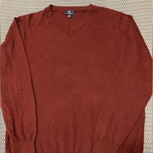 GEORGE NWT Men’s V-Neck Sweater Long Sleeve L (42-44)